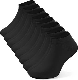 Ankle Socks for Women, 8 Pairs Premium Cotton Non Slip Lightweight Casual Low Cut Socks