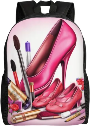 Backpack Shoes And Makeup Travel Casual Laptop Backpack Waterproof Hiking Daypack For Men Women