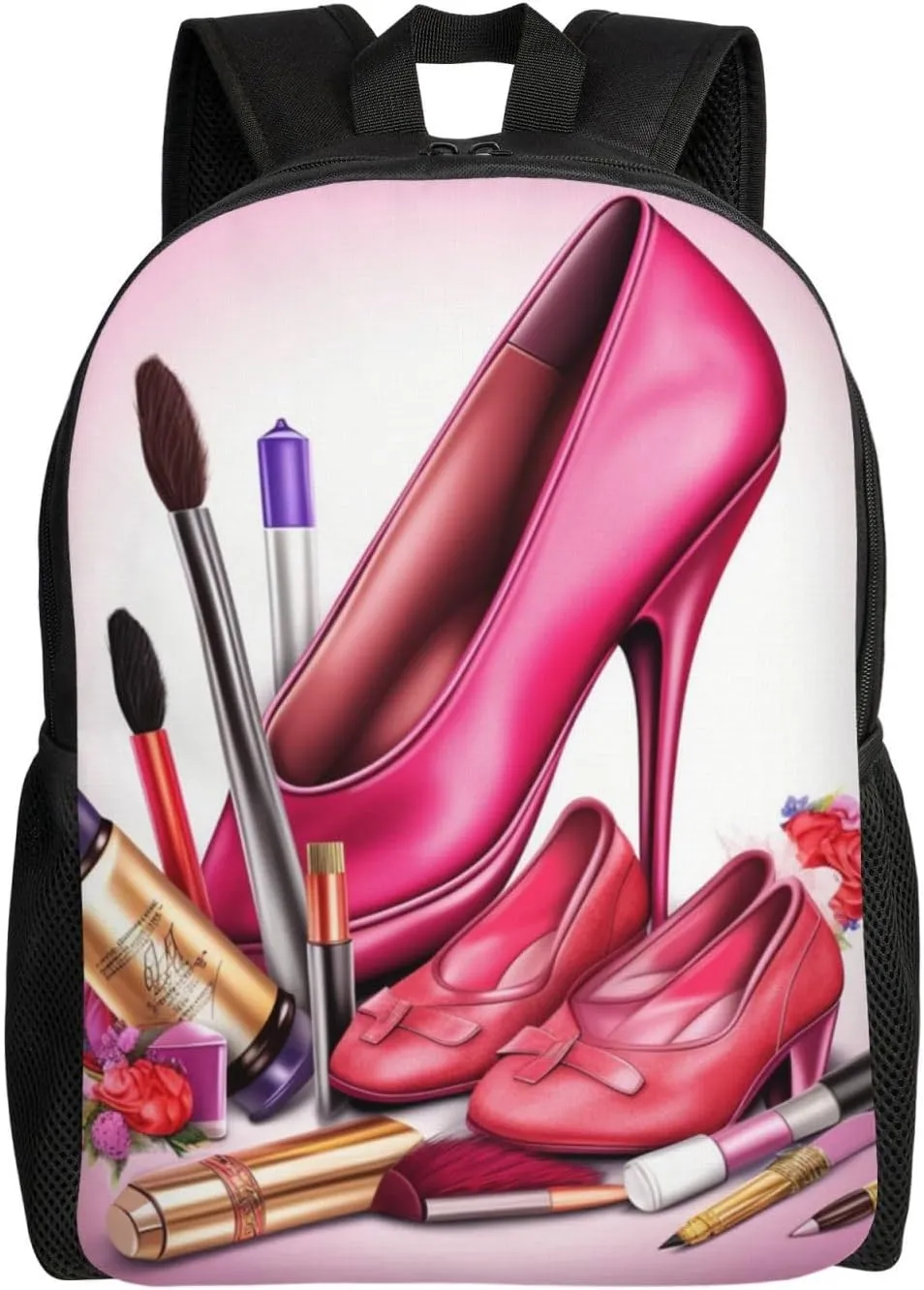 Backpack Shoes And Makeup Travel Casual Laptop Backpack Waterproof Hiking Daypack For Men Women