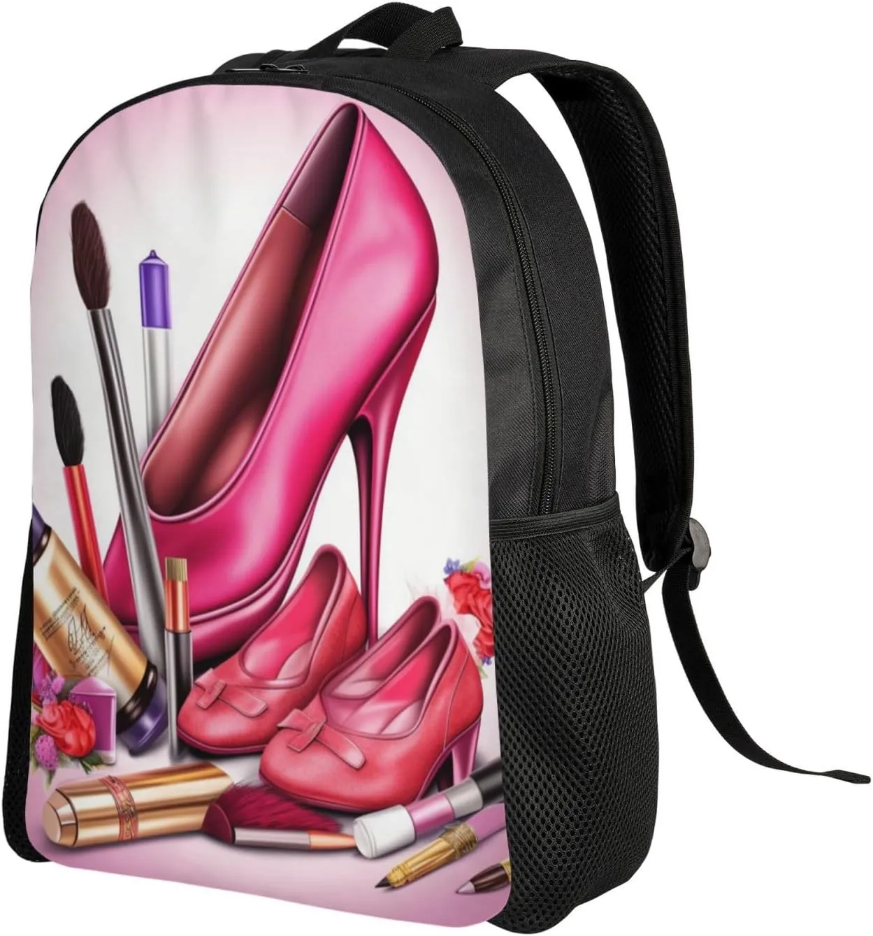 Backpack Shoes And Makeup Travel Casual Laptop Backpack Waterproof Hiking Daypack For Men Women