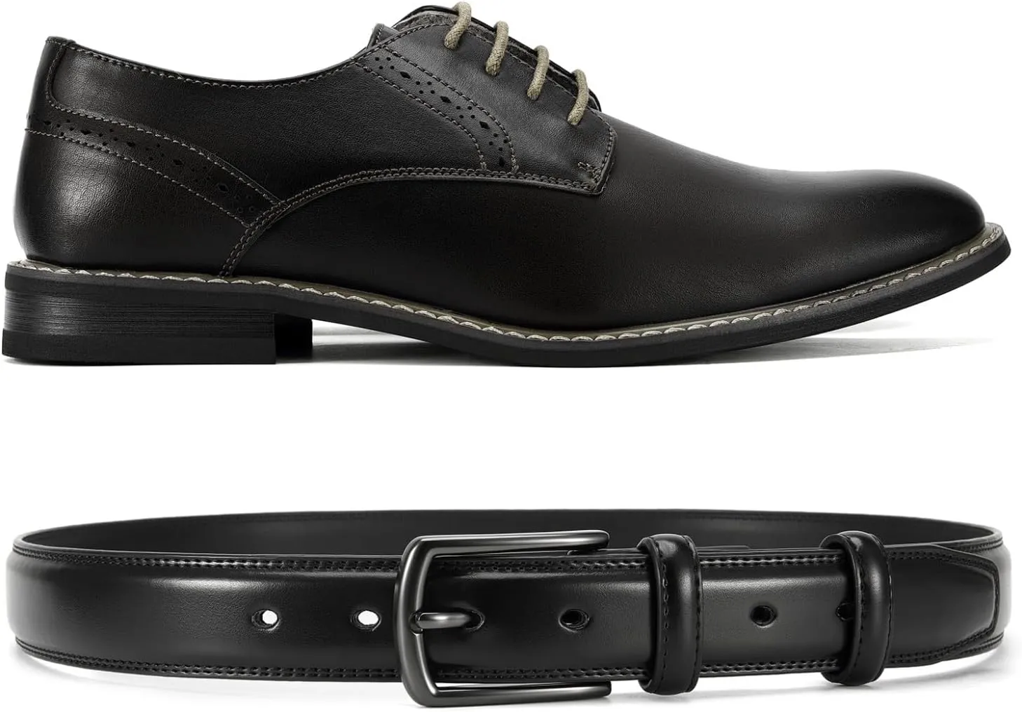 CHAOREN Mens Belts Leather for Gift Men - 1.25" Mens Dress Belts Casual for Jeans Shoes