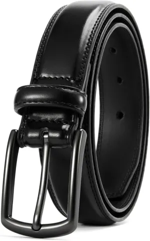 CHAOREN Mens Belts Leather for Gift Men - 1.25" Mens Dress Belts Casual for Jeans Shoes