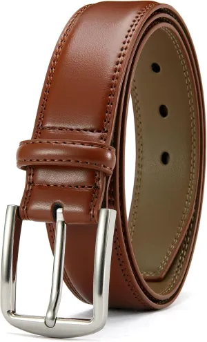CHAOREN Mens Belts Leather for Gift Men - Mens Dress Belts Casual for Jeans Shoes