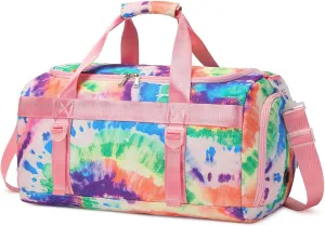 Dance Bag For Girls, Gymnastic Bags With Shoes Compartment Weekender Overnight Bag For Travel Lightweight Waterproof(Blue)