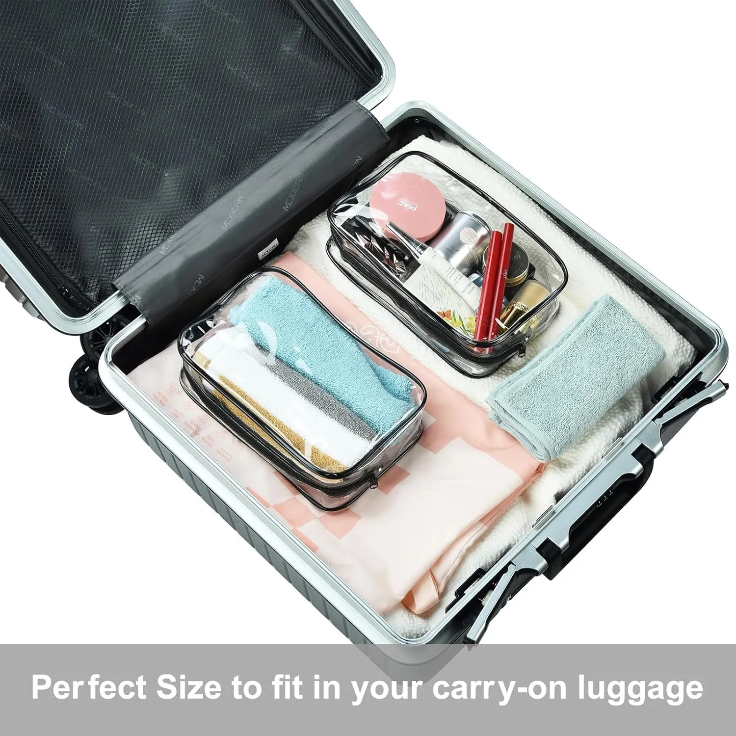 Dimayar 40L Travel Duffle Bag - Foldable Duffel Bag with Shoes Compartment - Overnight Bags Waterproof & Tear Resistant(Gray)