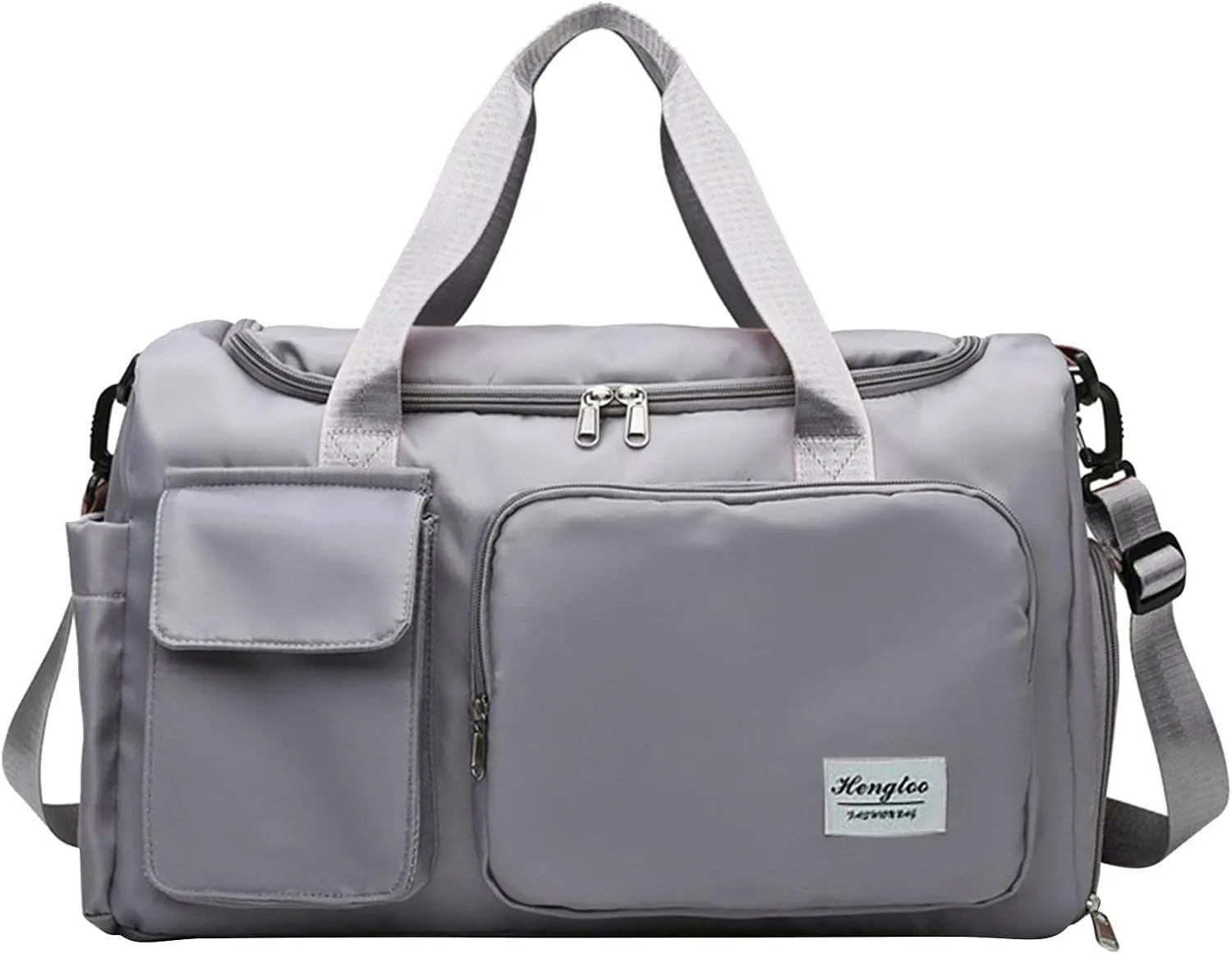 Gym Bag for Men with Shoes Compartment,28L Waterproof Duffel Bag,Reusable Duffle Bag for Sports Travel Workout Yoga