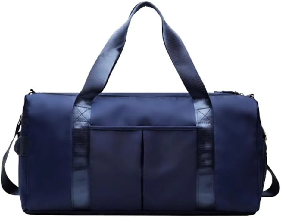 Gym Bag for Women with Wet Pocket & Shoes Compartment Waterproof Shoulder Weekender Bag Swim Sports Travel Gym Bag