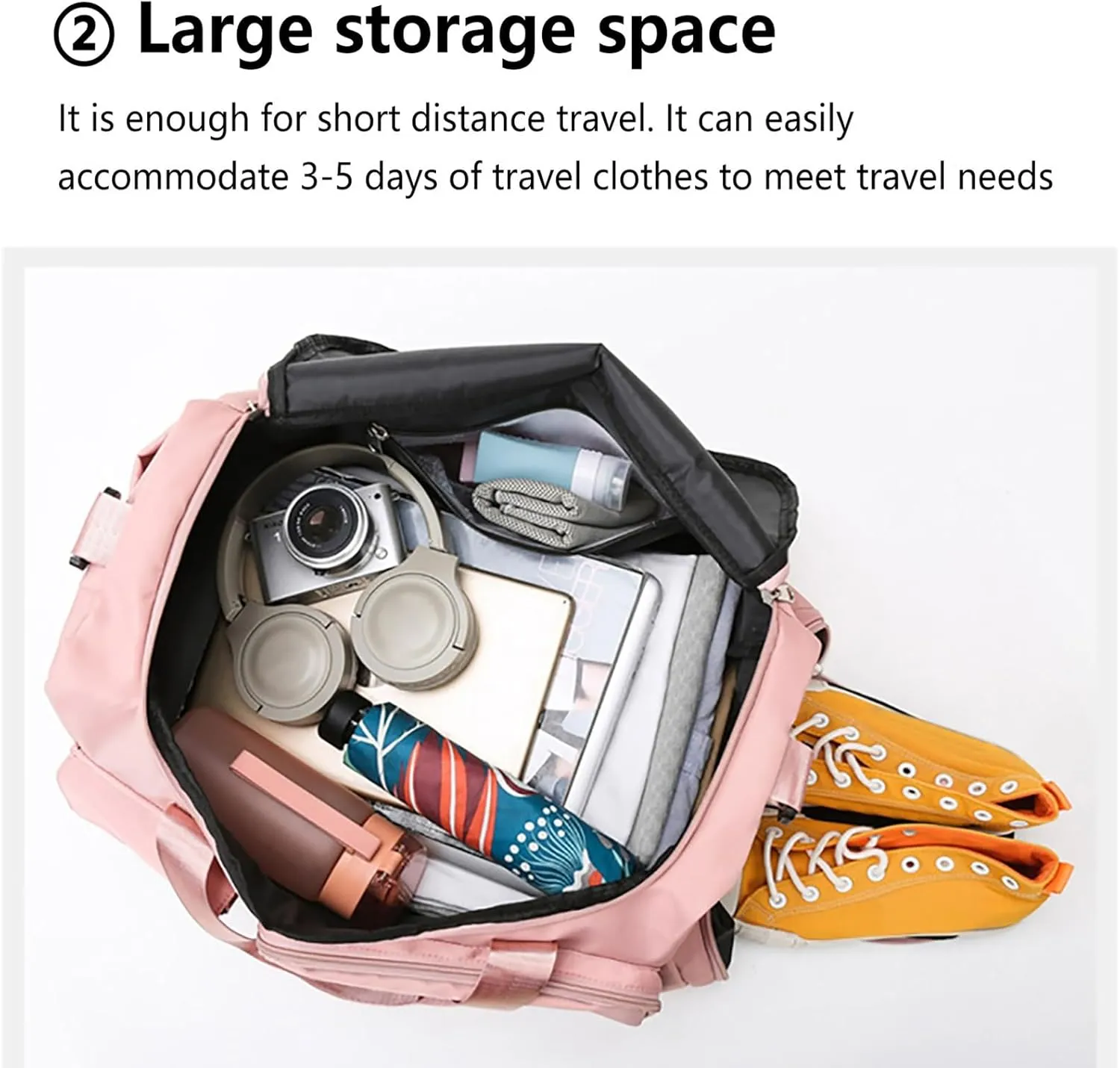 Gym Bag with Shoes Compartment,28L Duffel Bag Men,Gym Duffle Bag for Workout Sports Travel Yoga