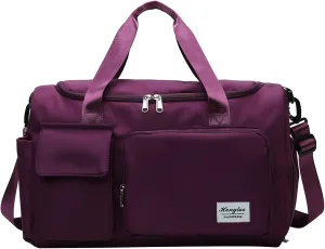 Gym Bag with Shoes Compartment,28L Duffel Bag Men,Gym Duffle Bag for Workout Sports Travel Yoga
