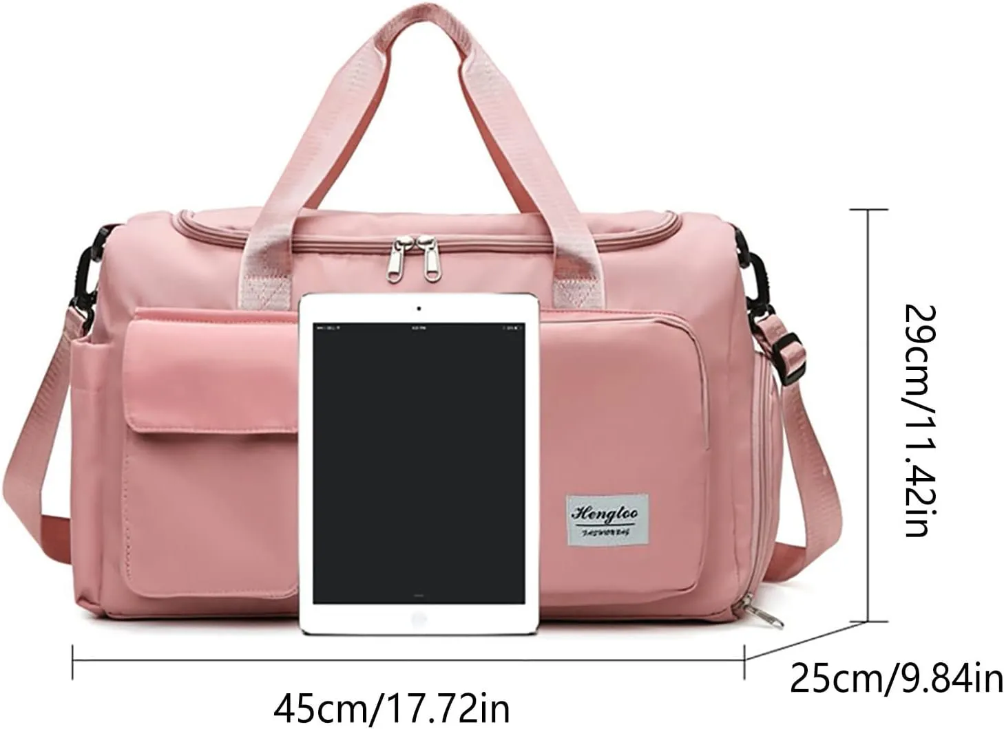 Gym Bag with Shoes Compartment,28L Duffel Bag Men,Gym Duffle Bag for Workout Sports Travel Yoga