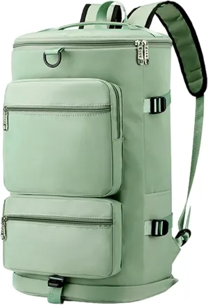 Gym Bag Women Men with Shoes Compartment & Wet Pocket Travel Duffel Bag Gym Backpack Waterproof Weekender Overnight Backpack