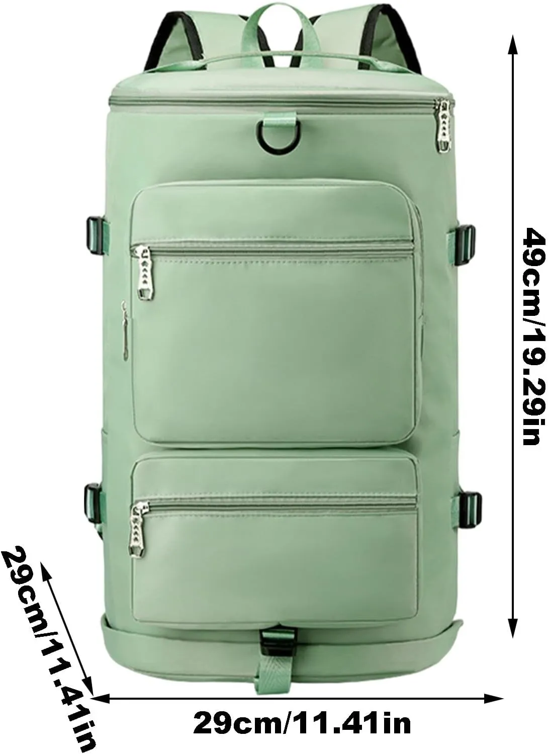 Gym Bag Women Men with Shoes Compartment & Wet Pocket Travel Duffel Bag Gym Backpack Waterproof Weekender Overnight Backpack