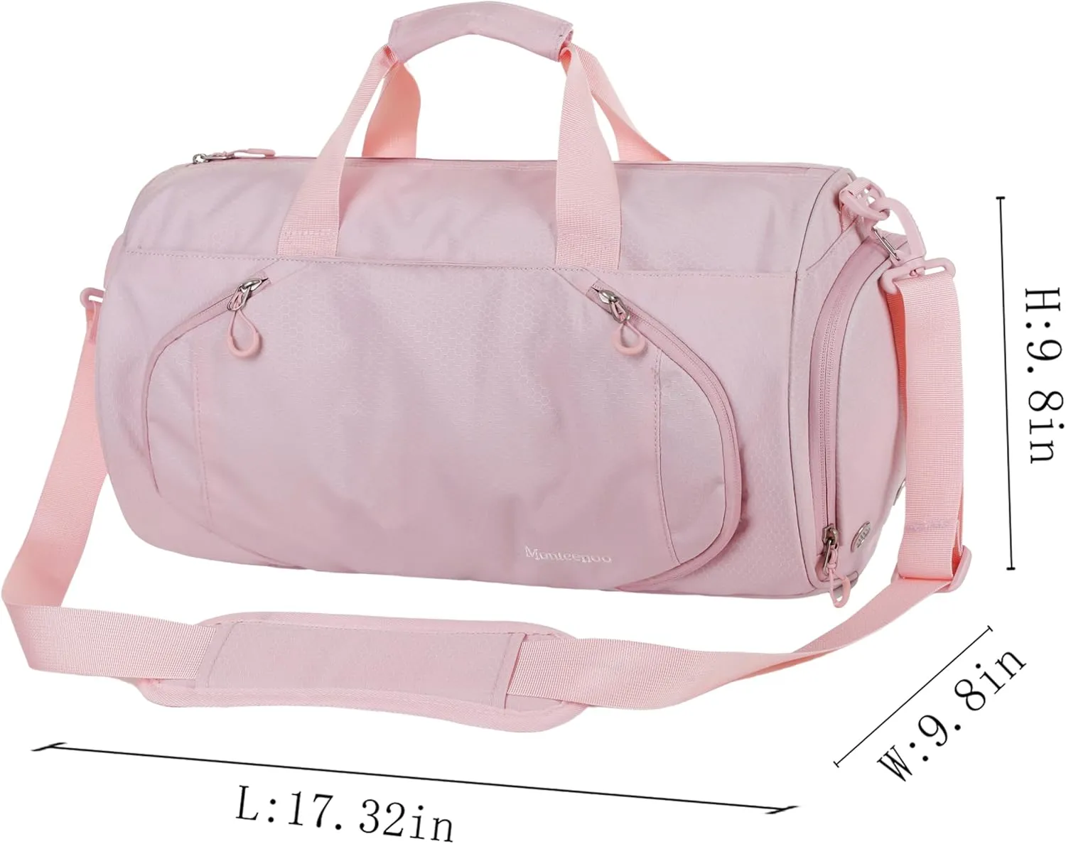 Gym Sports Small Duffel Bag for Men and Women with Shoes Compartment - Mouteenoo