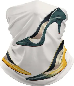 High Heel Shoes Balaclava UV Protection Neck Gaiters for Men Women Summer Cooling Neck Gaiter Breathable Face Mask Sun Protection Ski Mask Fishing Face Cover Scarf Windproof Headwear Bandana