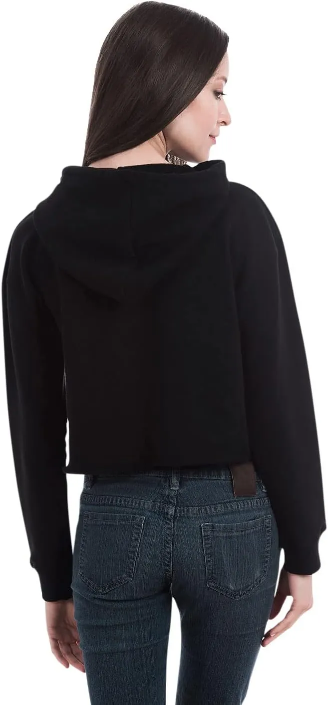 HYBRID APPAREL - Footloose - Shoes Don't Matter - Anyone Can Dance - Women's Cropped Pullover Hoodie