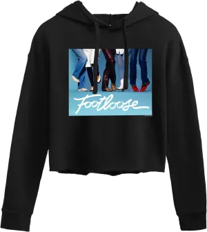 HYBRID APPAREL - Footloose - Shoes Don't Matter - Anyone Can Dance - Women's Cropped Pullover Hoodie