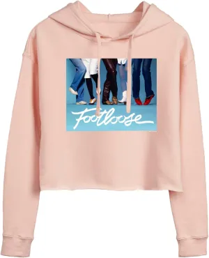 HYBRID APPAREL - Footloose - Shoes Don't Matter - Anyone Can Dance - Women's Cropped Pullover Hoodie
