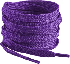 JBM 2 Pair Flat Shoe laces 5/16" Wide 47"-63" Length Shoelace for Sneakers and Athletic Shoe