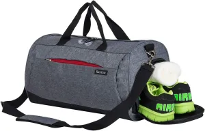 Kuston Sports Gym Bag with Shoes Compartment Travel Duffel Bag for Men and Women XL