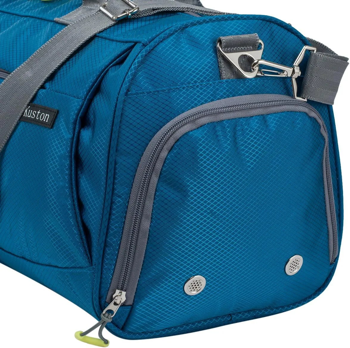 Kuston Sports Gym Bag with Shoes Compartment Travel Duffel Bag for Men and Women