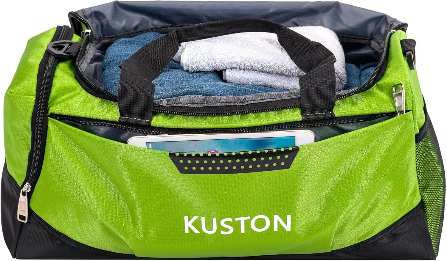 Kuston Sports Gym Bag with Shoes Compartment Travel Duffel Bag for Men and Women