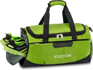Kuston Sports Gym Bag with Shoes Compartment Travel Duffel Bag for Men and Women