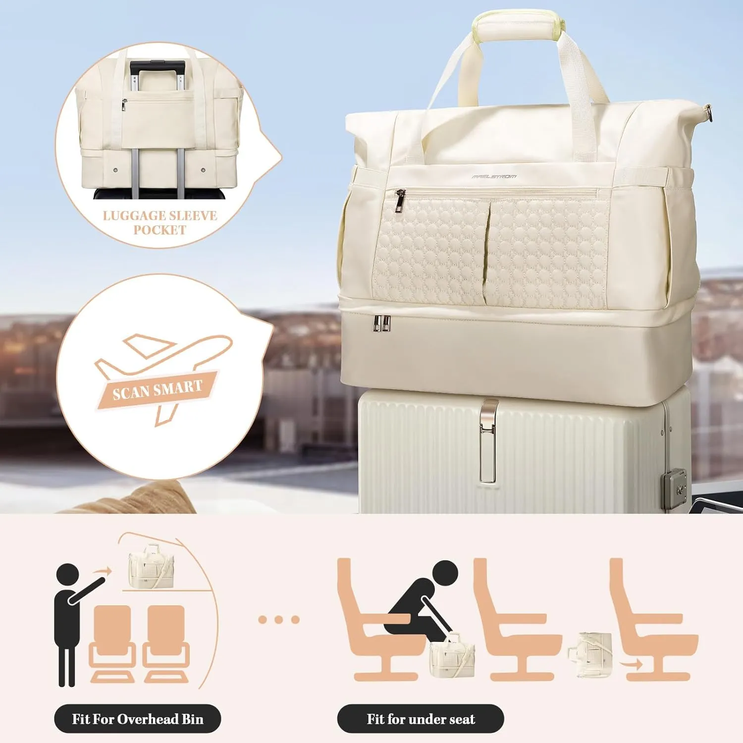 Maelstrom Gym Bag with Shoes Compartment