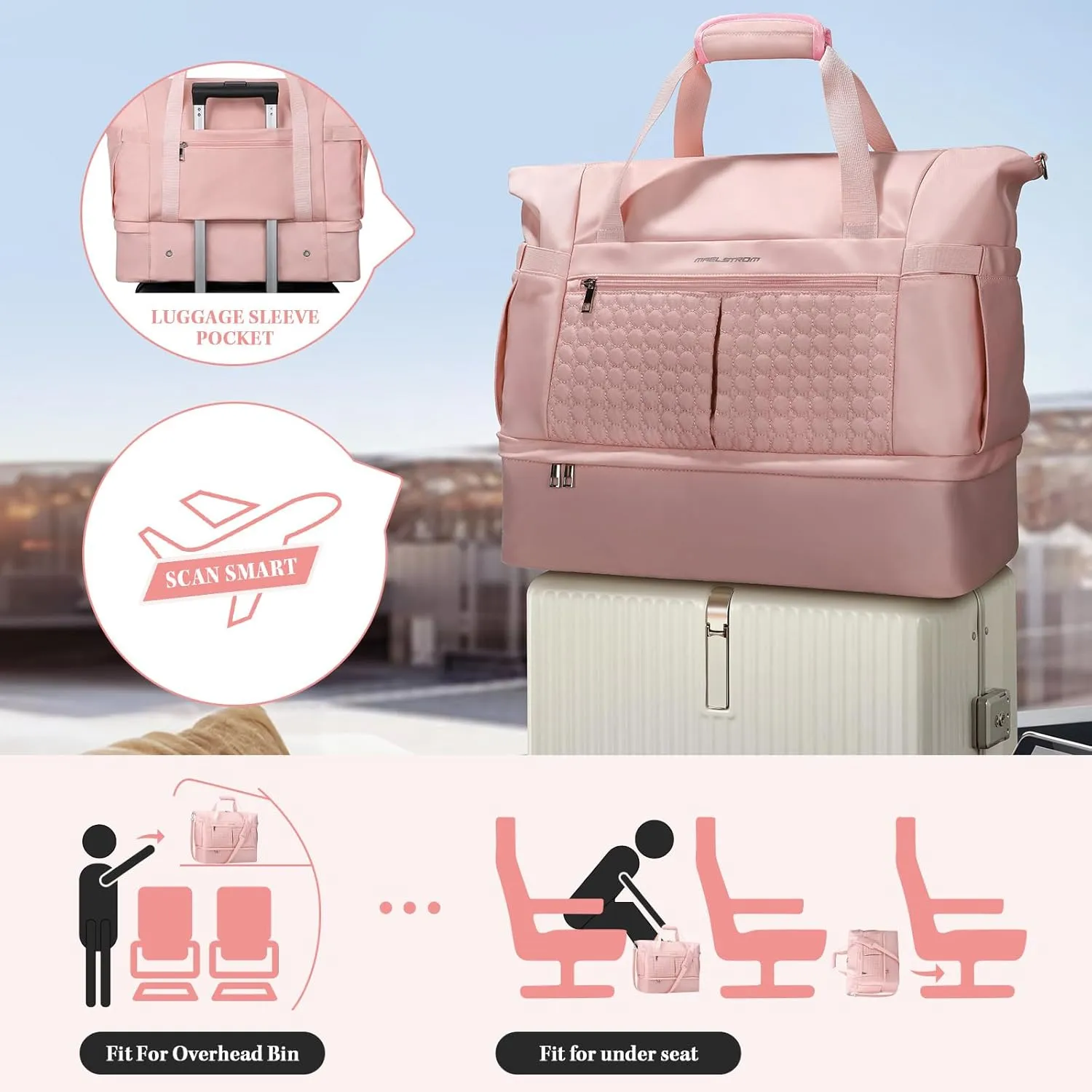 Maelstrom Gym Bag with Shoes Compartment