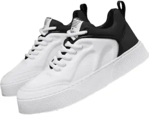 Men's Minimalist Low-Top Campus Style Shoes with Lace-Up Design for Spring Summer Autumn, Fashion Casual Sports, Sleek Design