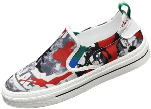 Men's Slip-On Canvas Sneakers with Breathable Lining - Ideal for Summer, Spring, or Indoor Activities