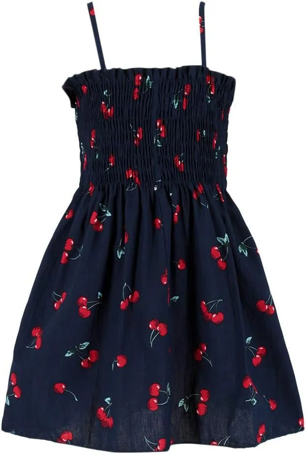 Moonker Toddler Baby Kids Girls Sleeveless Summer Print Dresses Casual Clothes Size 1 Girls Dress Shoes