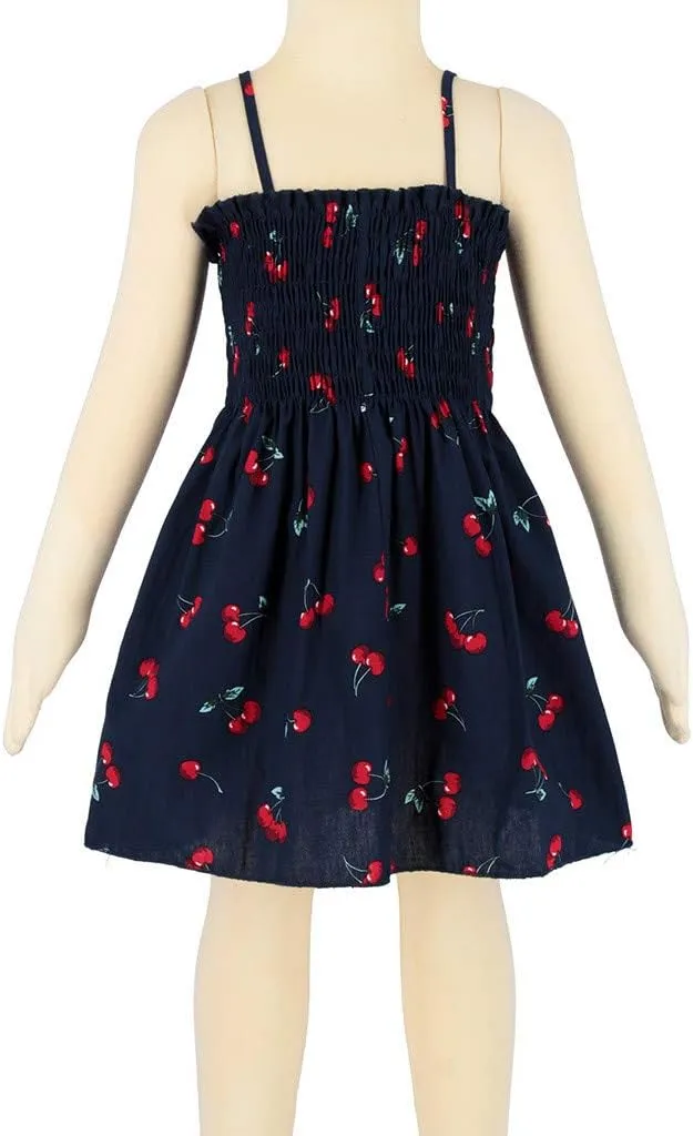 Moonker Toddler Baby Kids Girls Sleeveless Summer Print Dresses Casual Clothes Size 1 Girls Dress Shoes
