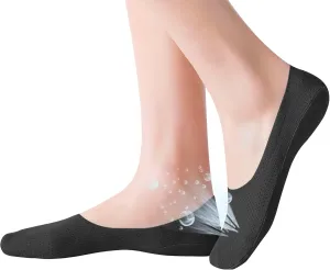 No Show Socks Womens 6 Pairs Hidden Invisible Low Cut Socks Non Slip Socks Womens Breathable Cool Thin Womens Socks