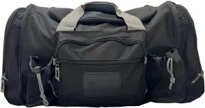 Polyester Duffel Travel Bags with Shoes Compartment and Adjustable Strap and 2 Water Bottle Holder