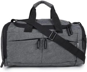 ports Gym Bag,Travel Duffel Bag with Shoes Compartment for Men Women, 43x29x28 Cm Approx 35L, Lightweight - Grey