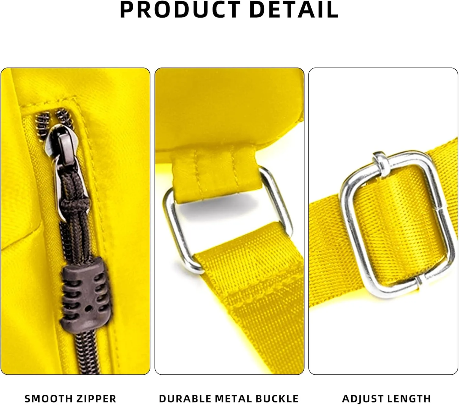 Sports Drawstring Backpack String Swimming Gym Bag Backpack with Shoes Compartment and Pocket for Men Women (yellow)
