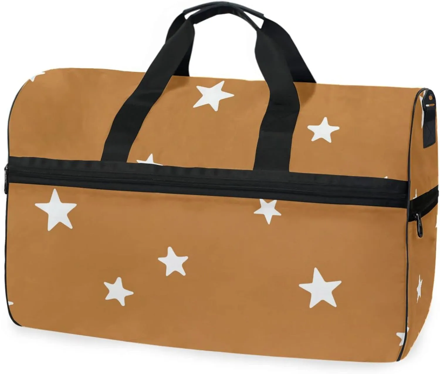 susiyo Stars Sports Gym Bag, Travel Duffel Bag with Shoes Compartment Overnight Weekender Workout Bag for Men Women