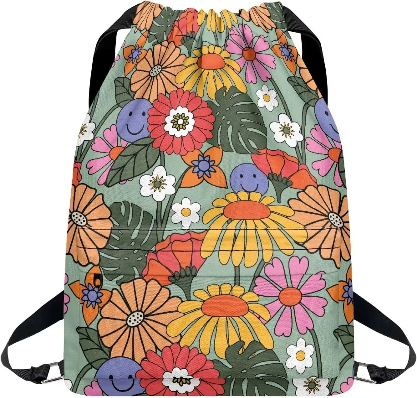 Swimming Drawstring Bag Exercise Men's Women's Shoes Compartment Sandproof Pockets Equipment Water Bottle Pool Toys Balls Lightweight Bag