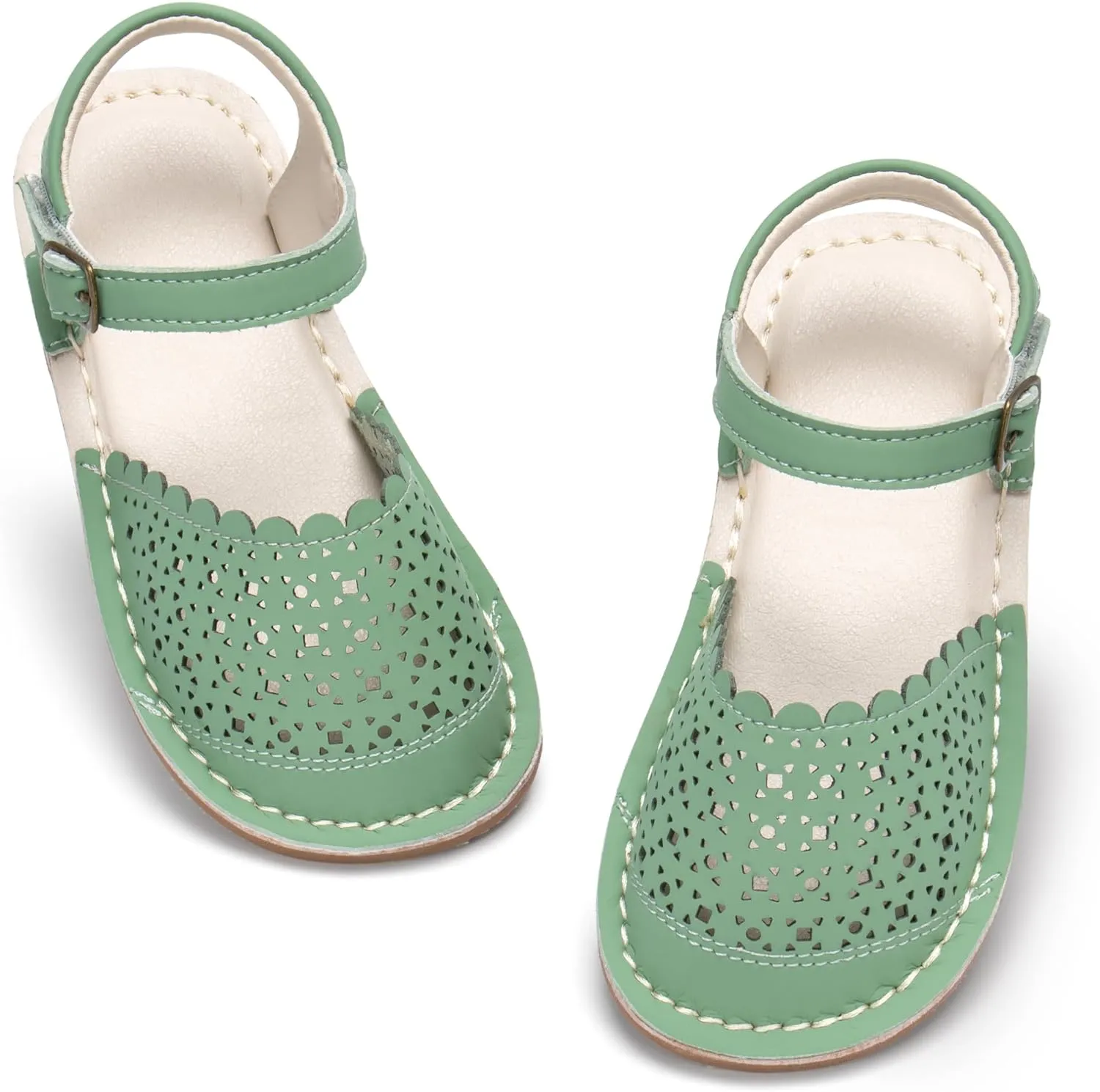 THEE BRON Girls Sandals Toddler Summer Dress Shoes