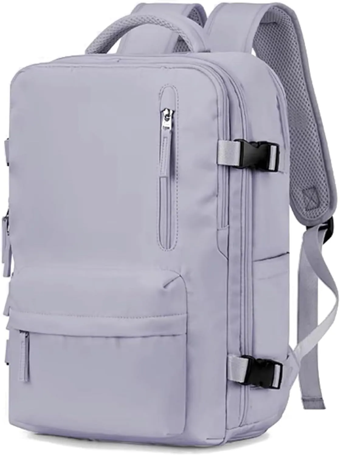 Tourism Backpack, Travel Backpack for Women Airline Approved, Hiking Bag, Anti Theft Business Backpack with Shoes Compartment (Gray)