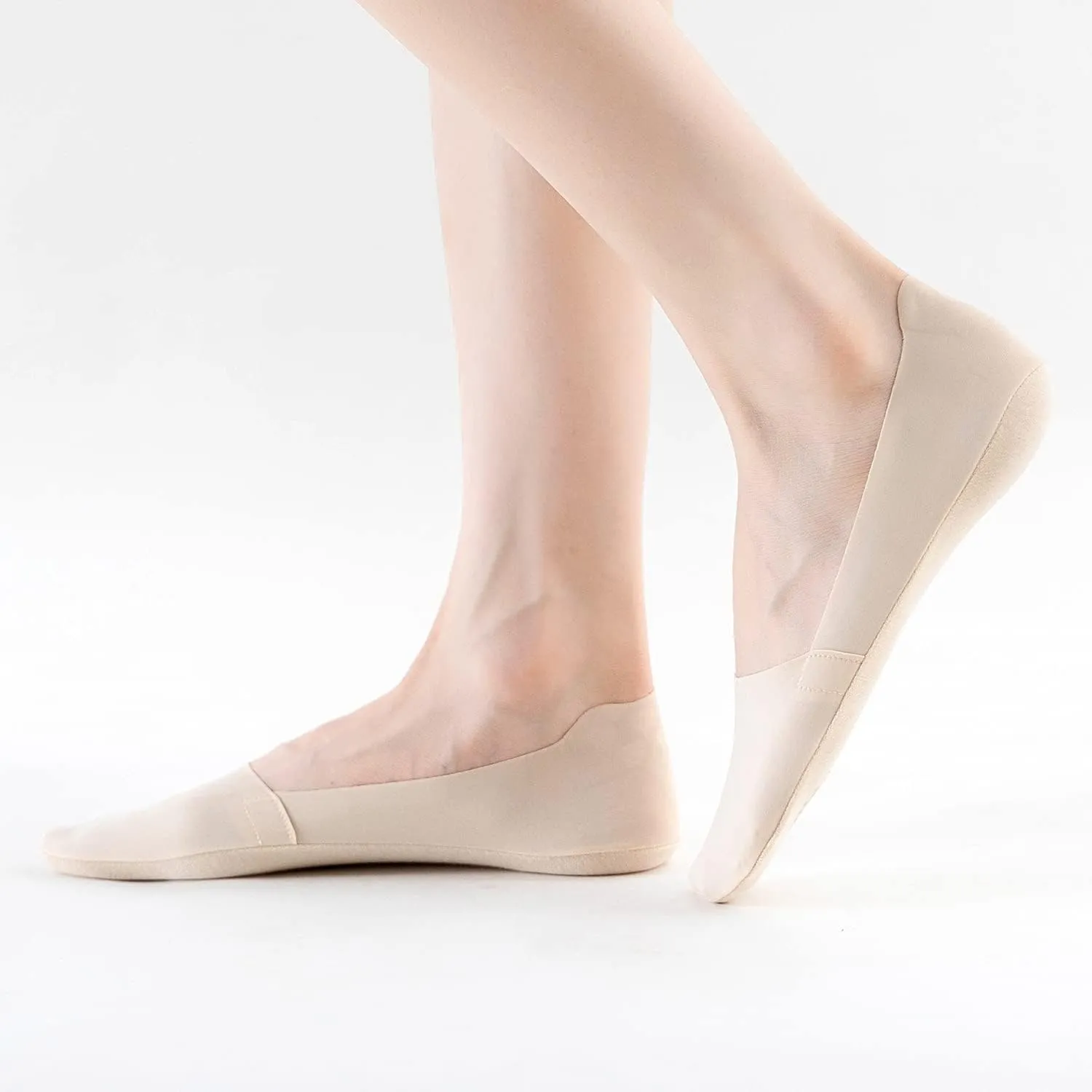 VFM 6/8 Pairs Women's No Show Ultra Low Cut Liner Socks - Ice Feeling, Non-Slip, Invisible, Thin