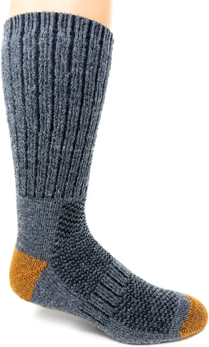 WARRIOR ALPACA SOCKS - Unisex Ultimate Toasty Trekkers - Thick, Warm, Alpaca Socks For Men & Women to Wear with Shoes.