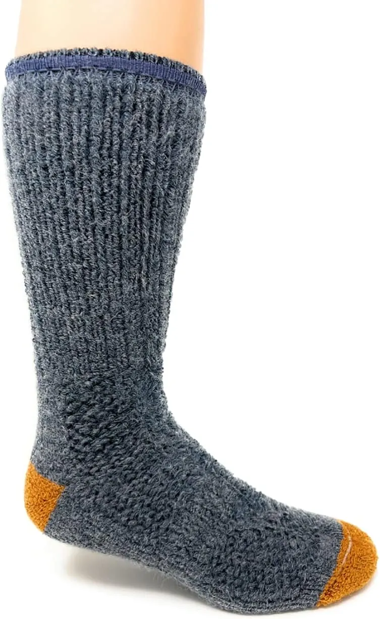 WARRIOR ALPACA SOCKS - Unisex Ultimate Toasty Trekkers - Thick, Warm, Alpaca Socks For Men & Women to Wear with Shoes.