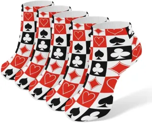 Women's 5 Pairs Ankle Socks, Soft Comfortable No Show Socks Casual Low Cut Socks Ideal for Activities and Daily Wear