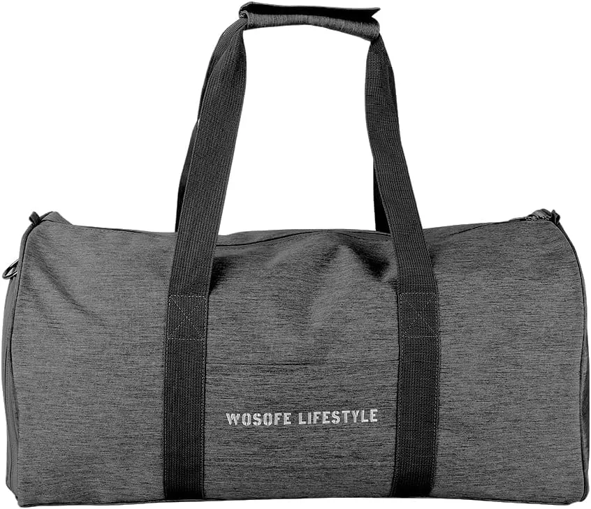 wosofe Sport Shoes Bag Large Capacity Luggage pouch Foldable Sport Duffels Travel Bag (Grey)