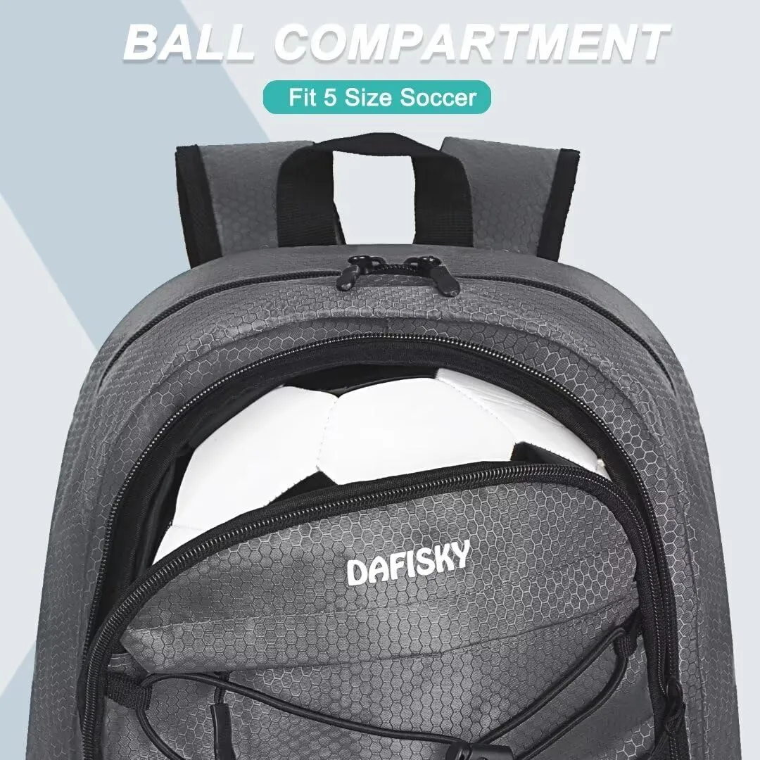 Youth Soccer Backpack - Soccer Bag with Shoes and Ball Compartment Sports Bag for Basketball Volleyball Football